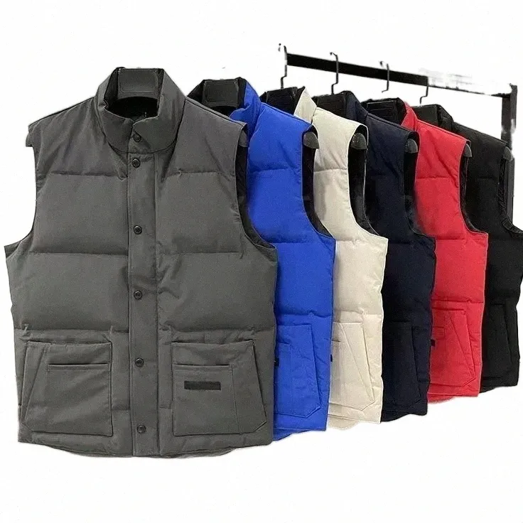 designer vest Men's and Women's Sweatshirt Authentic luxury goose feather material loose coat Fashion trend coat p0Fl#