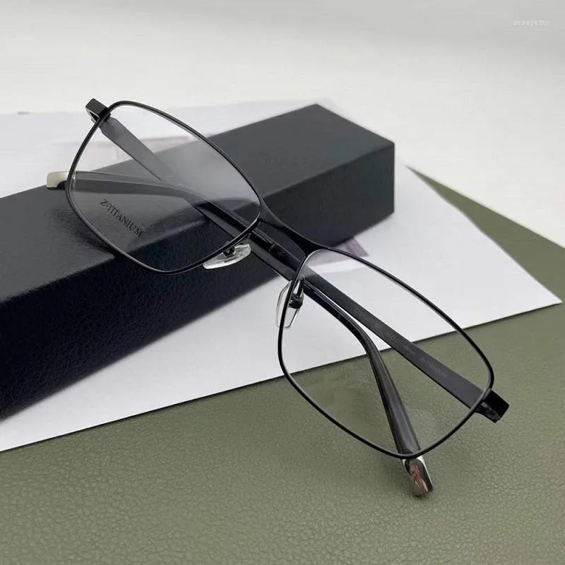 Japanese Brand ZT27023 Pure Titanium Full Square Edith Glasses Frame For Men Business Eyeglasses With Prescription Eyewear And Optical Myopia From Seaegerton 38.3 DHgate.Com