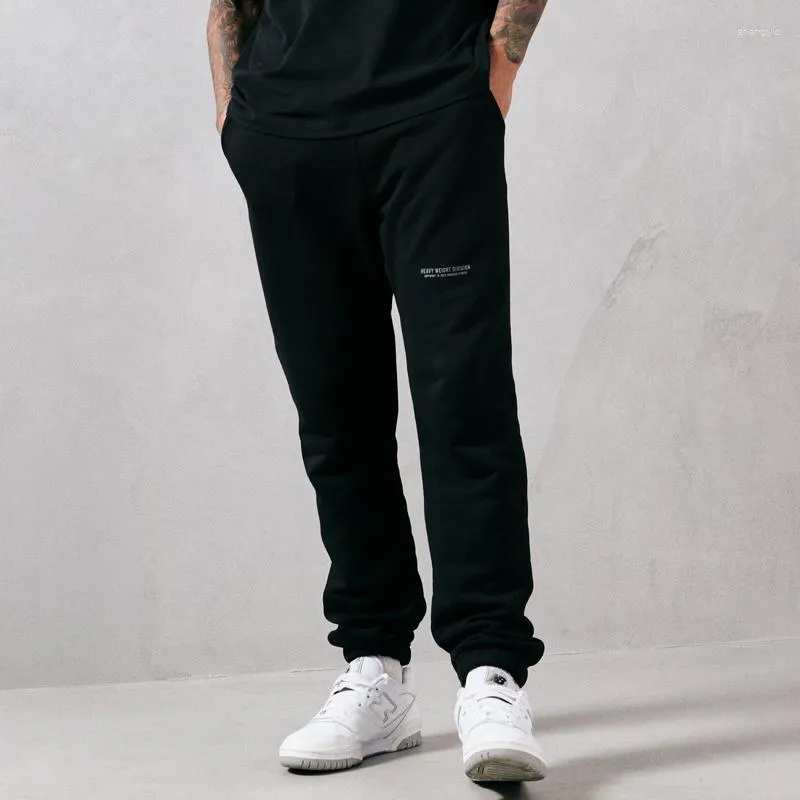 Calça masculina 2023 moletom de algodão estampado solto casual academia esportes fitness jogging treinamento de basquete ao ar livre