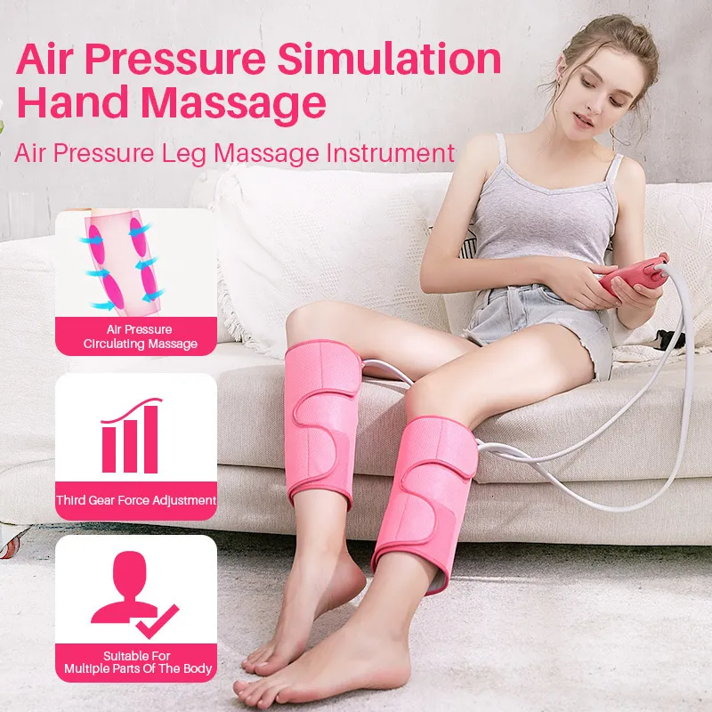 Leg Massagers JinKaiRui Electric Air Compression Beauty Foot Dual use Massager lmitation Infrared Heating Muscles Relaxed Recovery Device 230802