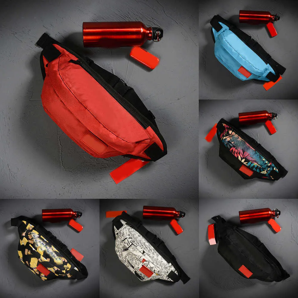 Casual Canvas Belt Bags Men's Sports Cycling Midjepåse Single Shoulder Bag Fashion Chest Bag Women's Fanny Packs 220707