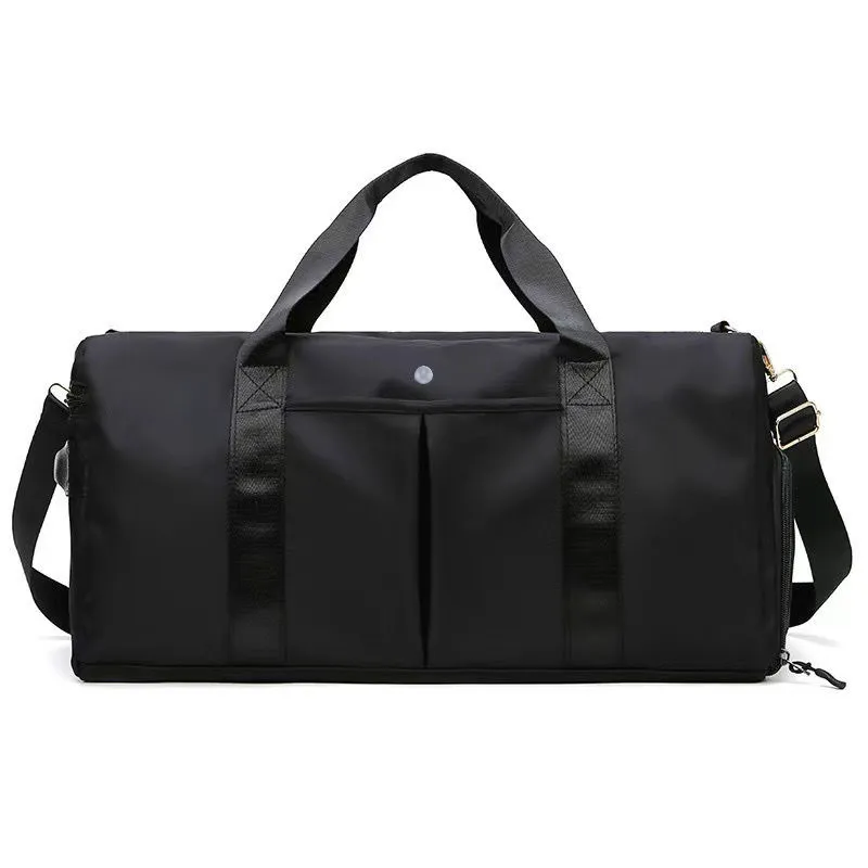 Voyage Lululemens Pochette Grand Keepall Bagages Trunk Duffle Sac de luxe Designer Fashion Weekender Femmes Sacs à main Nylon Épaule Hommes Sangles Fourre-tout Cross