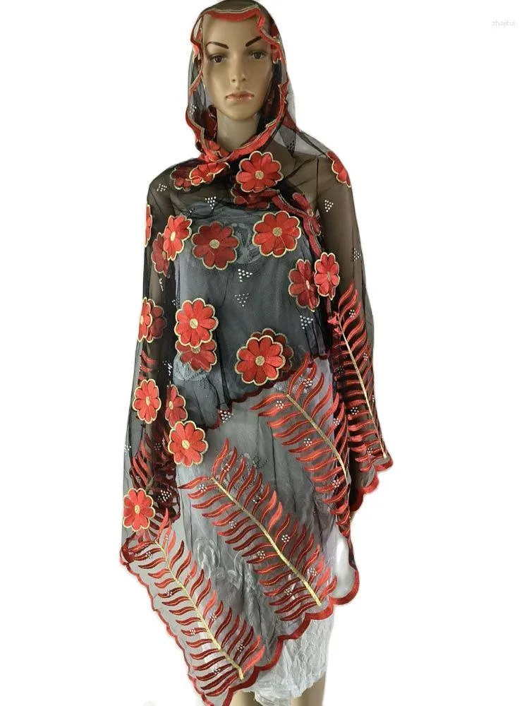 Ethnic Clothing High Quality African Muslin Islamic Scarf Dubai Voile Ramadan Cotton Hijab Pashmina Extremely Soft Turban Women Wraps