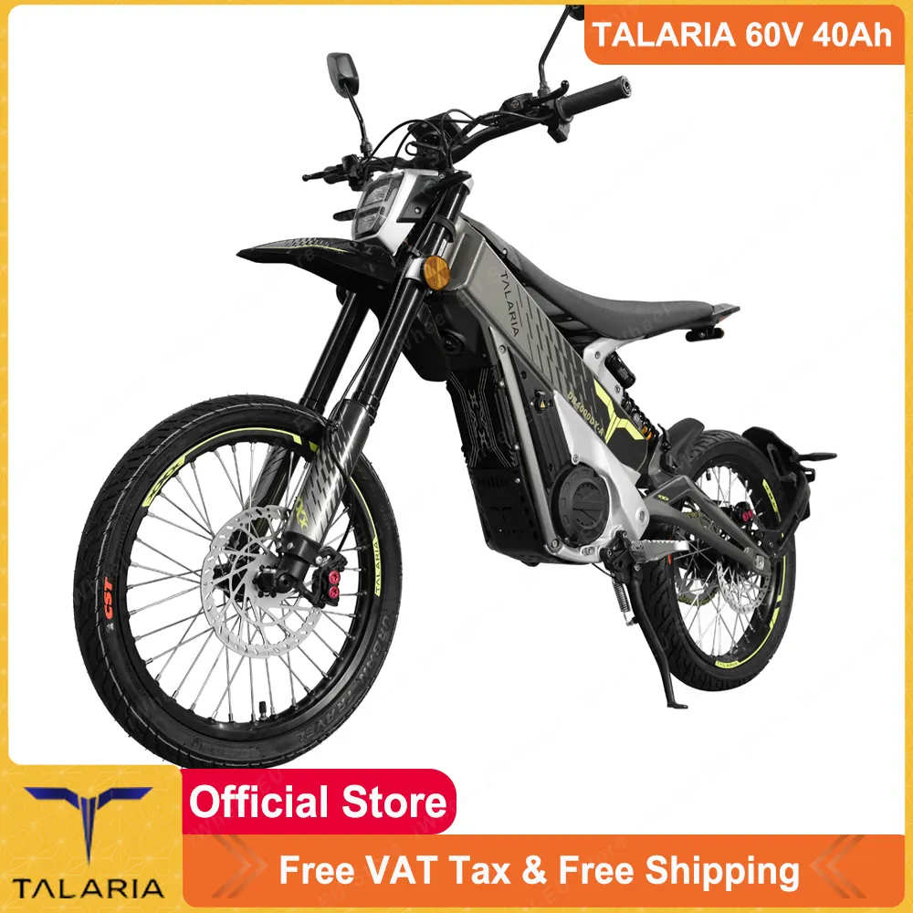 Talaria XXX Электрический внедорожный автомобиль Электрический внедорожный велосипед 60 В 40AAH Батарея скорость 75 км/ч пиковая мощность 5000 Вт.