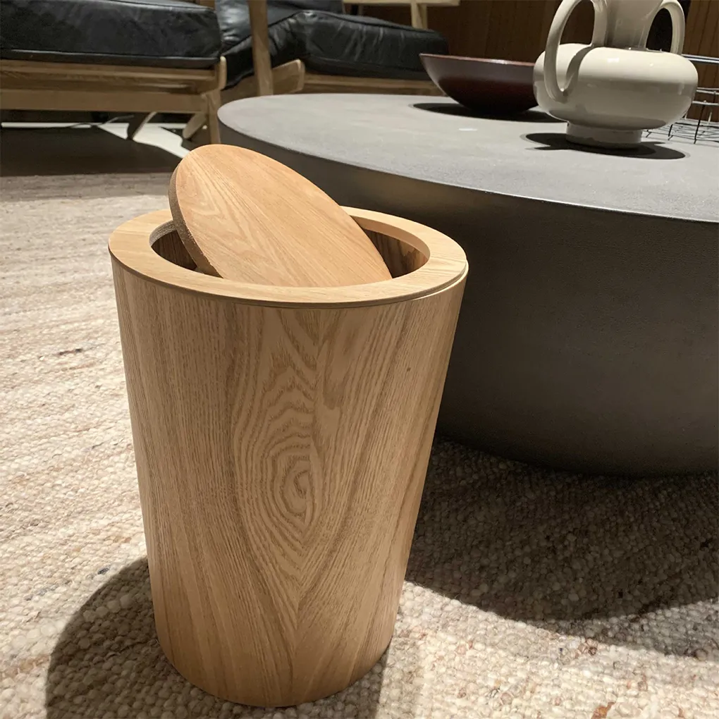 Wooden recycling bins for Home, Office, Dormitory, Living Room, Kitchen ...