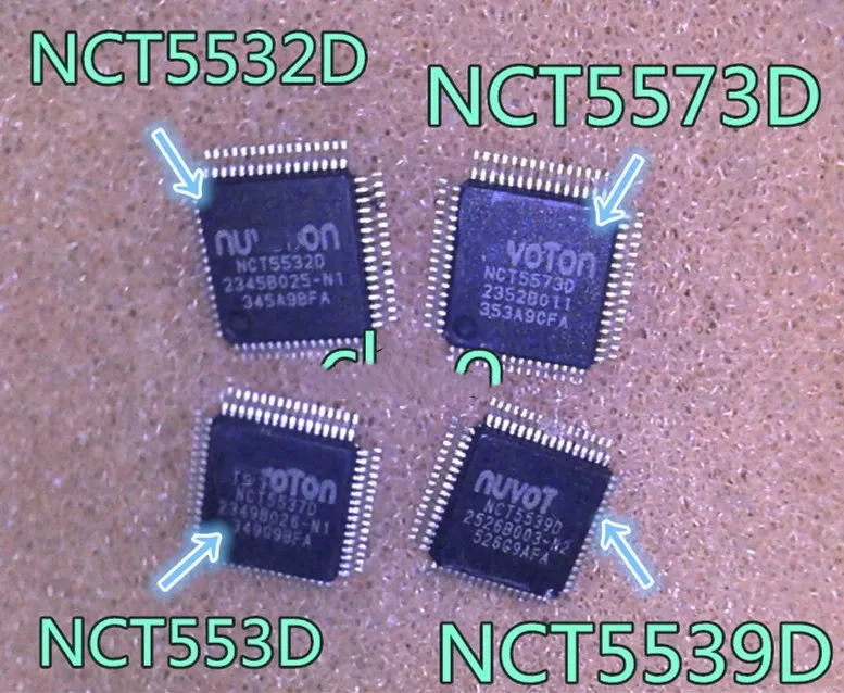 NCT5532D NCT5537D NCT5539D NCT5531D NCT5573D NCT5533D Moederbord IO-chip