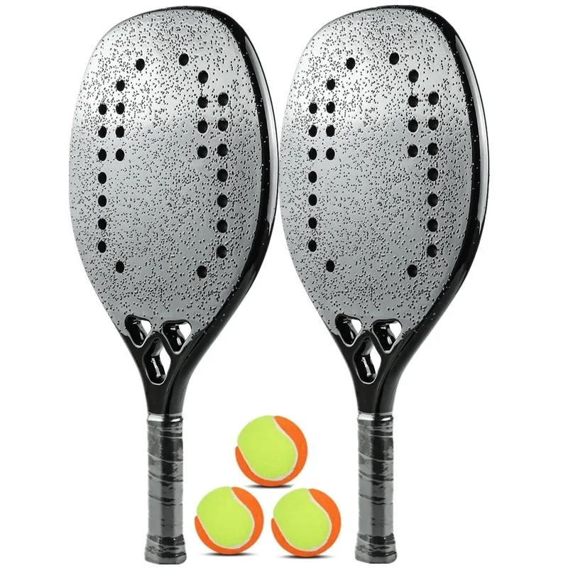 Raquettes de tennis Raquette Plage EV Surface Sports de plein air Hommes et femmes Raquete Carbono avec sac de protection 230801