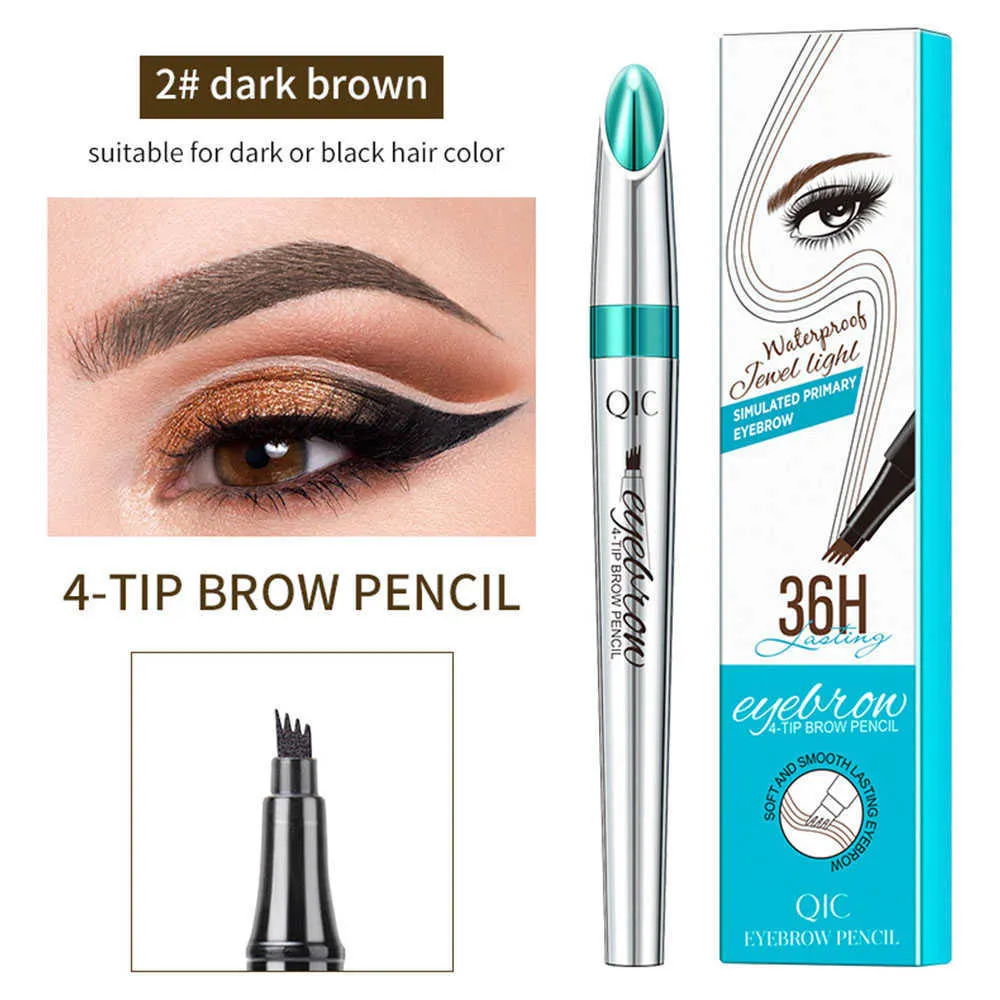 Sourcils Enhancers 3D Microblading Sourcils Stylo Étanche Fourche Pointe  Sourcils Tatouage Crayon Longue Durée Professionnel Fine Croquis Liquide  Eye Brow Pen X0801 Du 2,41 €