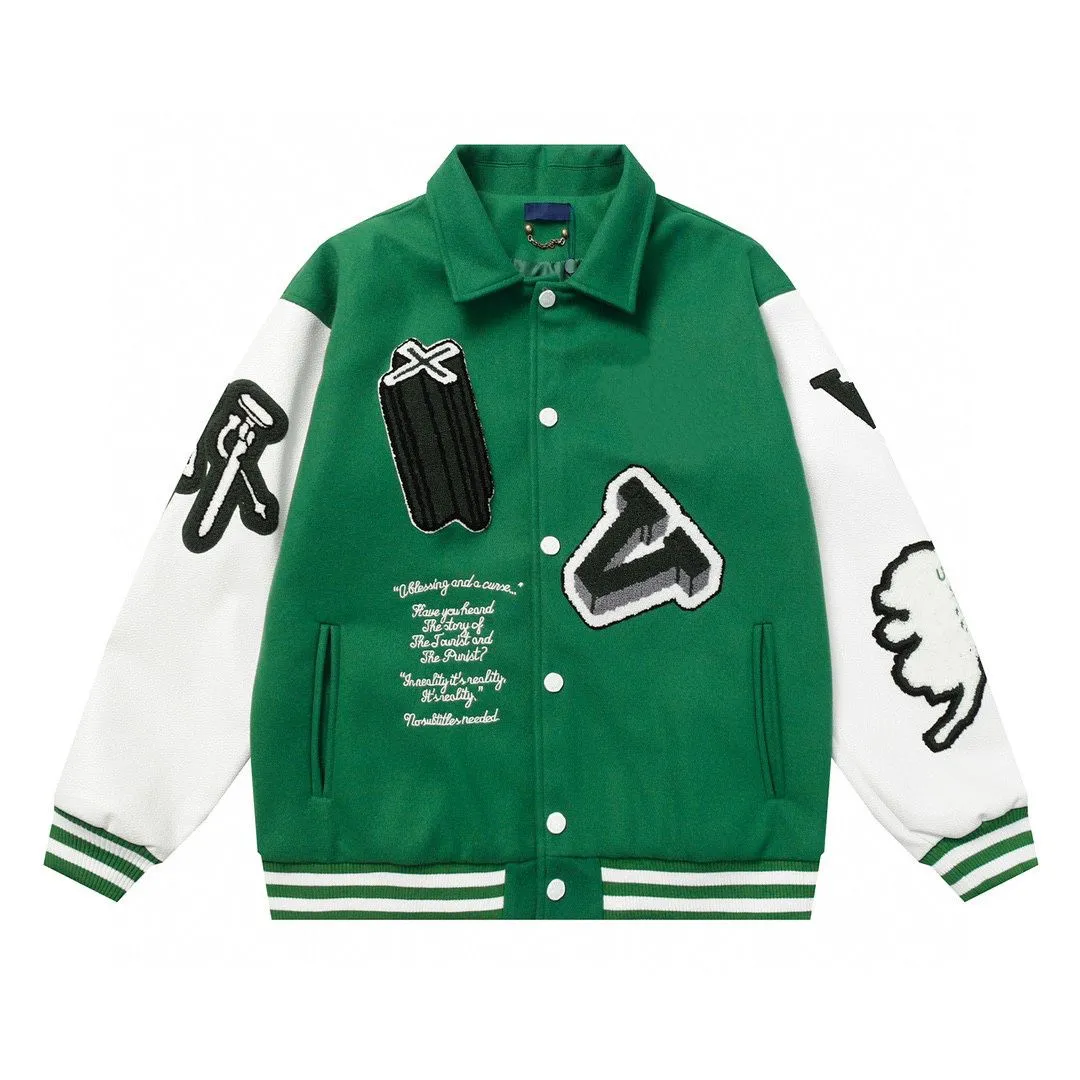 2024 Unisex Embroidered Varsity Jaket Baseball Oversize With 2024 Unisex Embroidered Varsity Jaket Baseball Oversize With