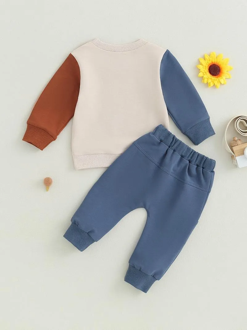 Kleding Sets Baby Peuter Baby Meisje Capuchon Jas En Broek Set Warme Winter Outfit Met Lange Mouwen Sweatshirt 2 Stuks Gezellige Herfst