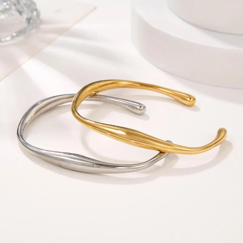 Bangle Light Luxury 2 Color C Form