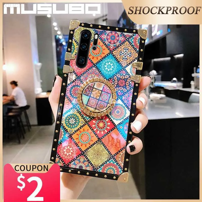 Mobiltelefonfodral lyxfodral för Samsung Galaxy A71 A51 A53 Square Back Cover A52S A13 Fundas Stuffsäker coque S23 S22 Ultra S20fe S21Plus Hoesje L230731