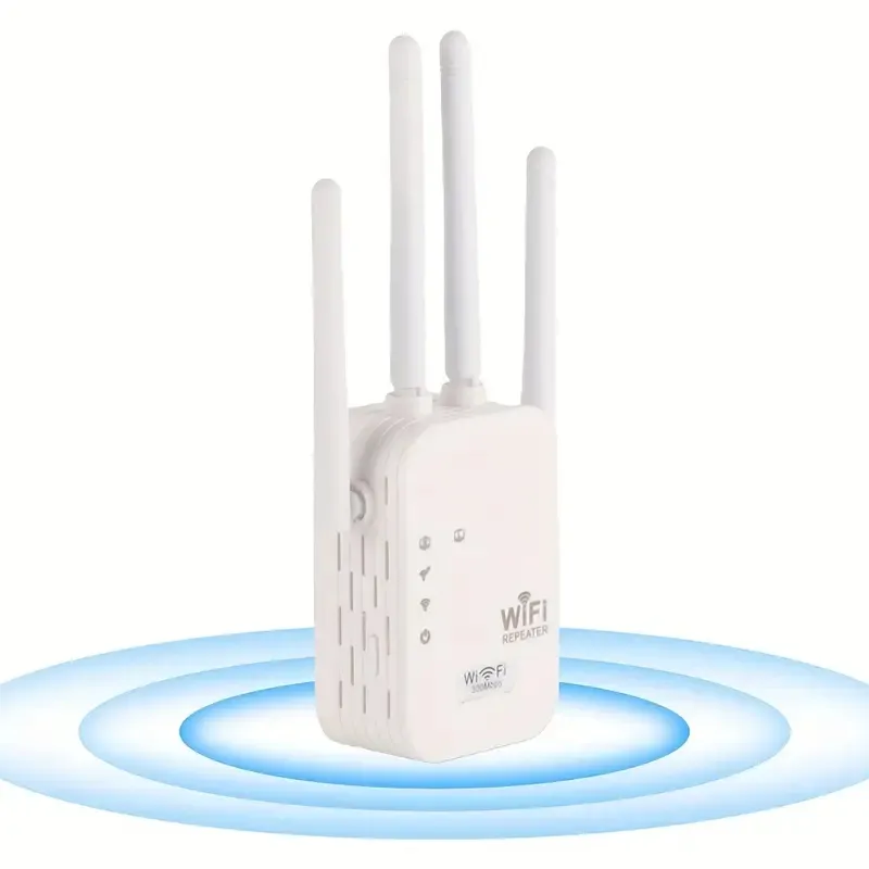 1 stuk 5G Dual-band WiFi-signaalversterkingsartefact, Gigabit-router met vier antennes