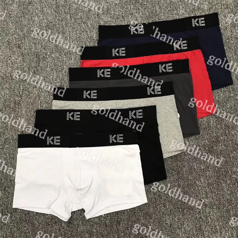 Nieuwe Heren Katoenen Ondergoed Designer Merk Klassieke Mannen Zachte Ademende Boxers Shorts Underpant