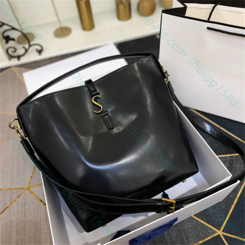 Designer célèbre sacs LE 37 sac à bandoulière en cuir brillant sac à main femme luxe bandoulière sacs seau 2-en-1 mini sac à main embrayage fourre-tout hobo sacs à main portefeuille en gros