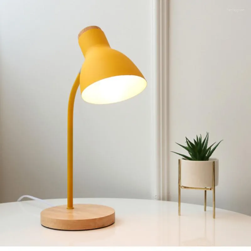 Lampe chevet led bois interrupteur tactile moderne simple