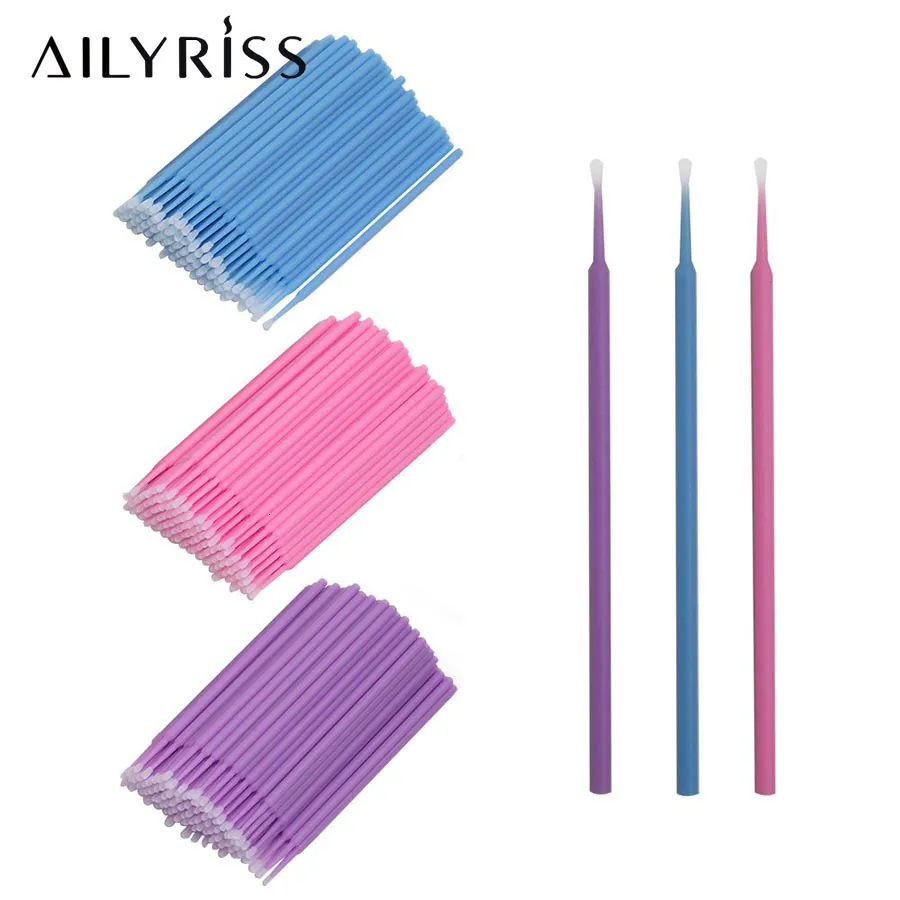 Outils de maquillage 1000 PCS Jetables Micro Applicateurs Brosses Applicateur Microswabs pour Cils s Application Soins Personnels 230801