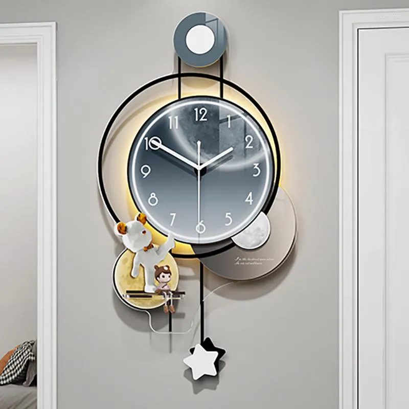 Horloges murales Accessoires Autocollant Horloge Aiguilles Chiffres Numérique Mécanismes De Bureau Pendule Wanduhren Wohnzimmer Smart Room Decor