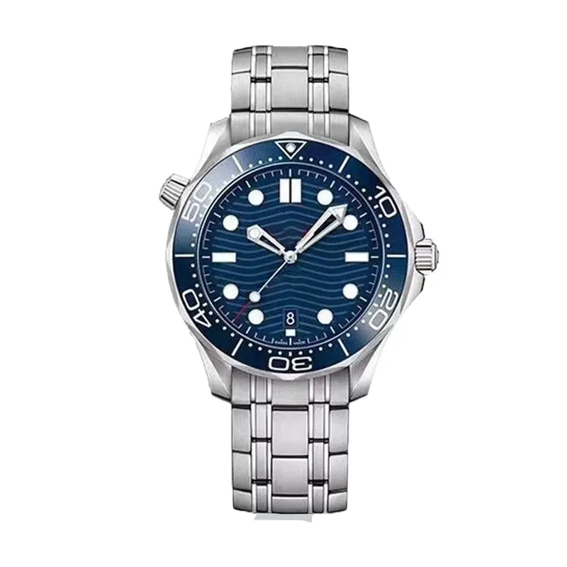 omeg sea master horloge polshorloges keramische ring 41 mm montre luxe automatisch mechanisch lichtgevend saffier vouwgesp waterdicht zelfopwindend modieus horloge