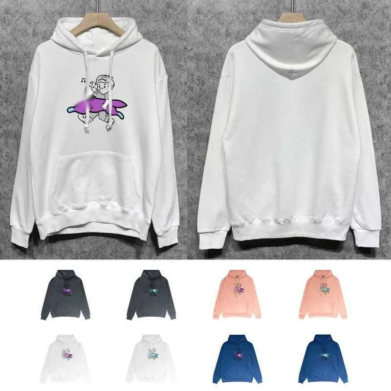 Hip Hop Bluza Mężczyźni Kobiety z kapturem Fats Dog Hooded Sweter B 23ss BC Designer Hoodie Pullover Jacket Oversize Swaters 0088