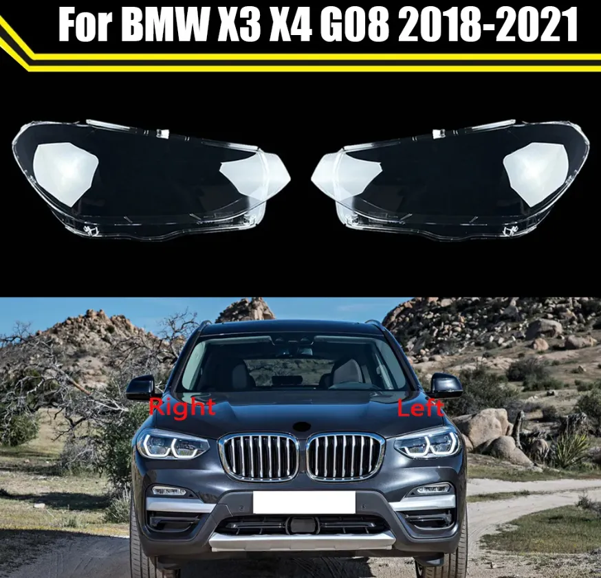 Capuchons De Phare Avant De Voiture Pour BMW X3 X4 G08 2018 2021