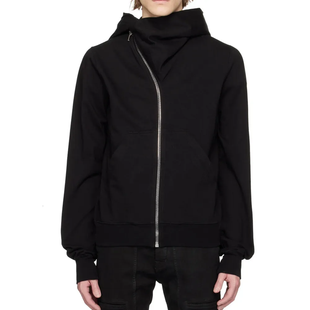 Sweats à capuche pour hommes Sweats à capuche pour hommes Sweats à capuche Wizard Hat Oblique Zipper Punk Rock Skateboard Gothique Diagonal Zip Up Black Cloak Veste à capuche pour hommes femmes