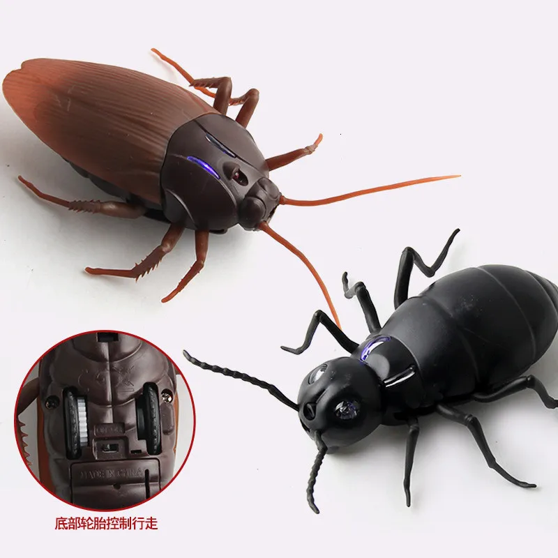Electricrc Animals RC Spider Ant Infrared Remote Control Cackroach Toys Animal Trick skrämmande Mischief Kids Toys Funny Novelty Gift 230801