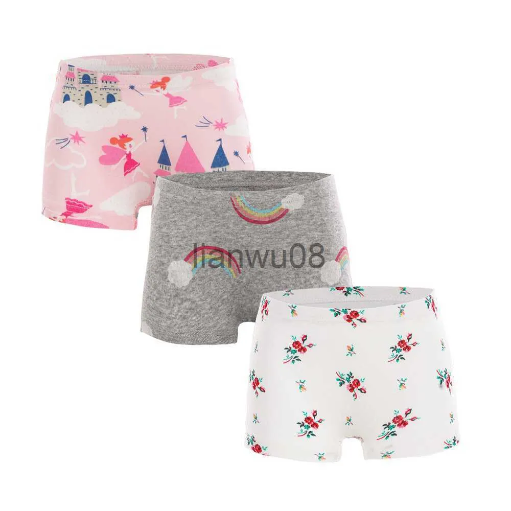 Slipje 3pcsbag Mode Baby Ondergoed voor Meisjes Cartoon Katoen Boxer Meisje Slipje Shorts Kinderkleding 312 Jaar x0802