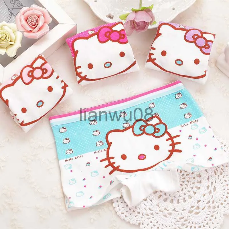 Soft Cartoon Cat Boxer Hanes Cotton Briefs For Girls Set Of Cool Childrens  Underwear 29Y X0802 From Lianwu08, $4.25
