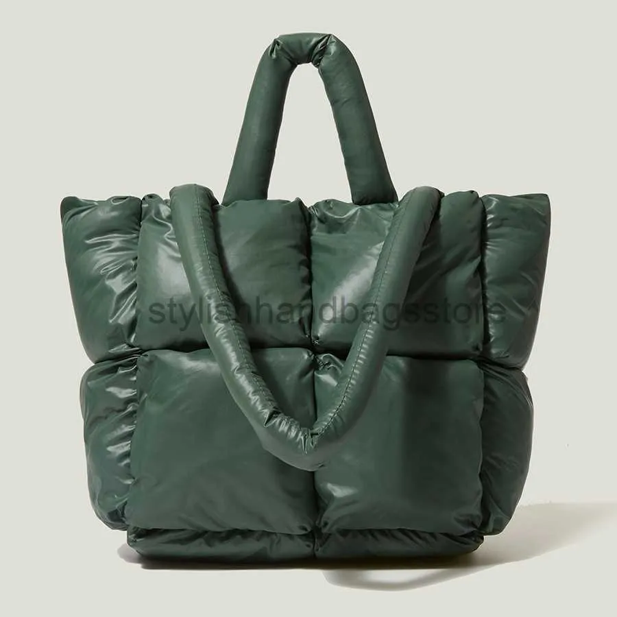 Totes Borsa a tracolla per bambini alla moda grande borsa cuscino borsa a tracolla di lusso in nylon giù cotone borsa a tracolla portafoglio invernale 2022stylishhandbagsstore