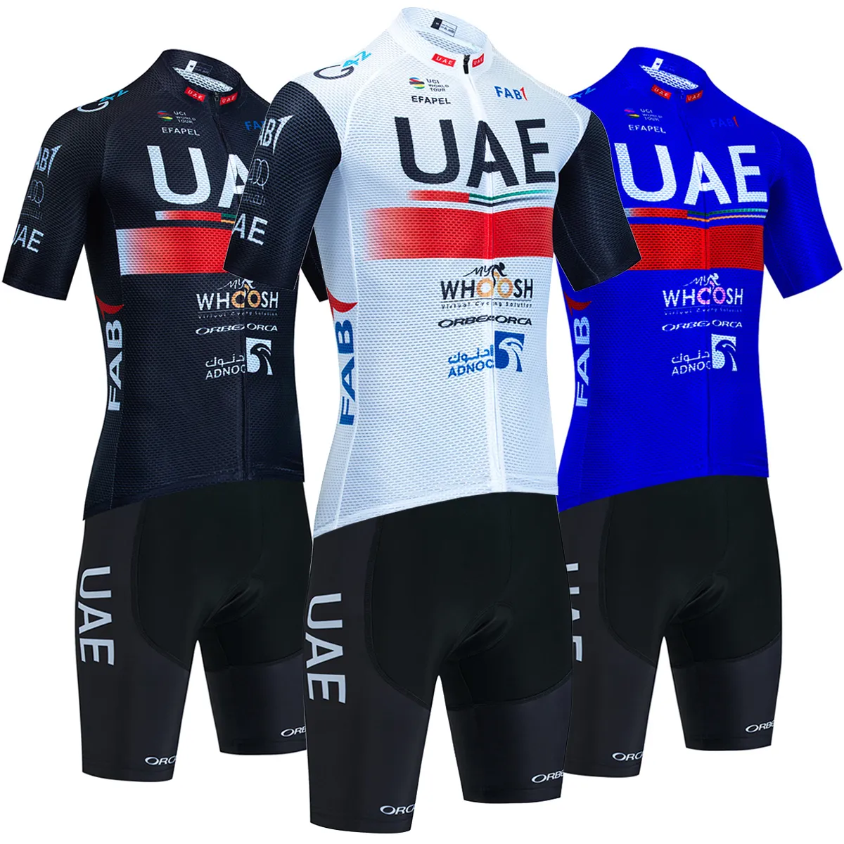 Cykeltröja set uppsättning 2023 UAE Bike Shorts 20D Pants Team Ropa Ciclismo Maillot Bicycle Clothing Uniform P230801