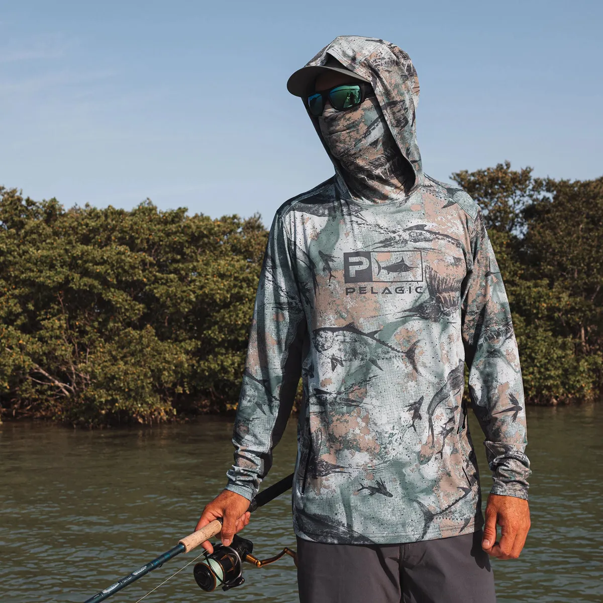 Other Sporting Goods PELAGIC Fishing Shirt Upf 50 Fish Hoodies Cap UV  Protection Long Sleeve Jersey Camisa Pesca Angeln Bekleidung Angling  Sweatshirt 230802 From 19,02 €