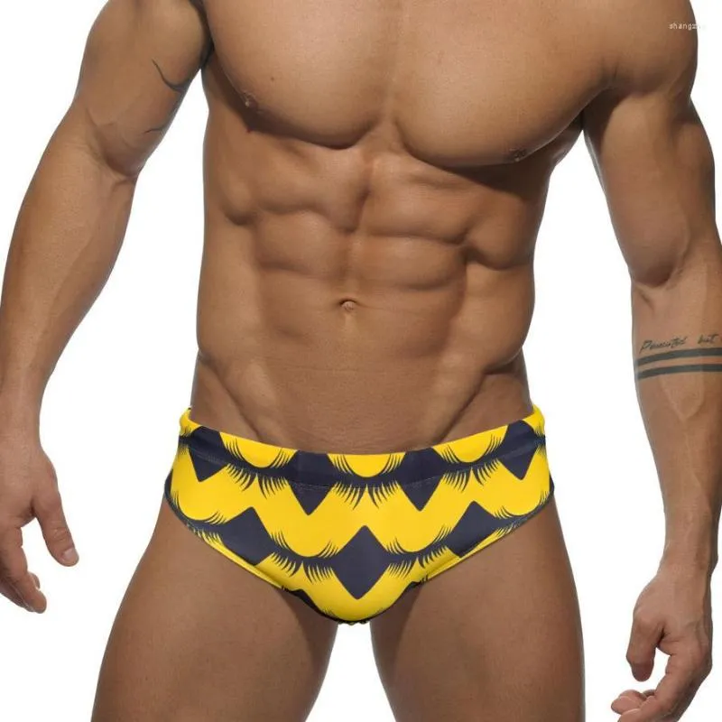 Mens Push Up Swimwear Mens Swimming Briefs With Trunks Perfect For