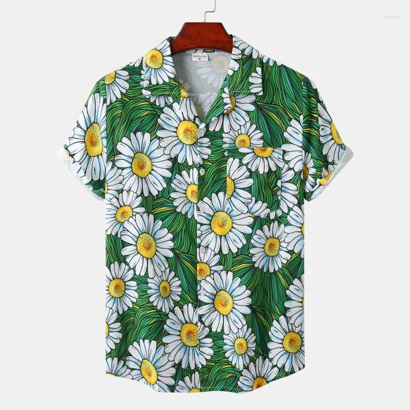 Męskie koszule 2023 Summer Daisy -Vocation