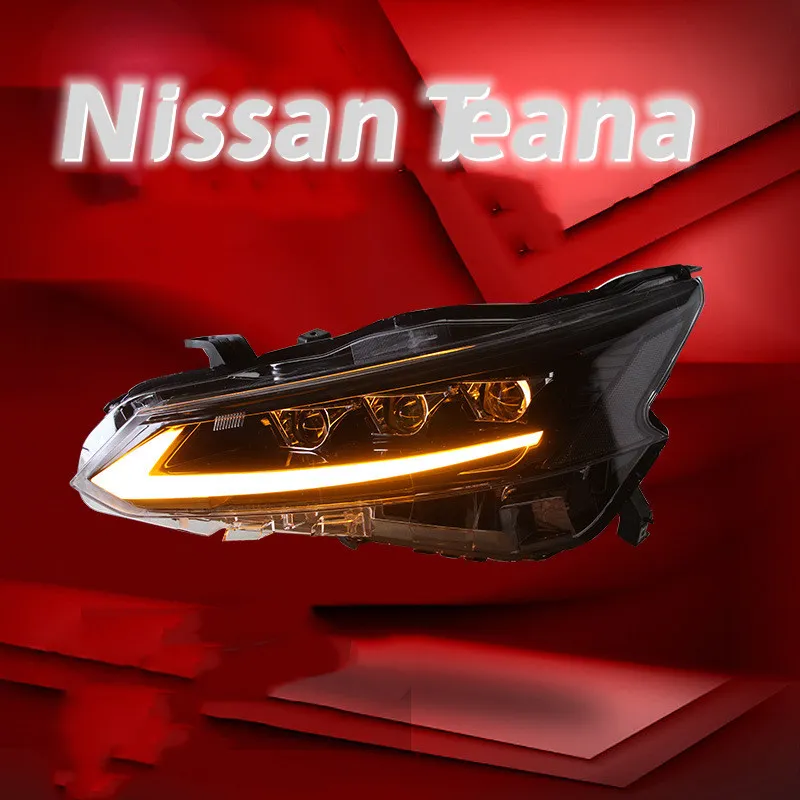 Nissan Teana için Tam LED Ön Farlar 20 19-20 23 Head Lights DRL Çalışan Işık Dönüş Sinyali Sürüş lambası