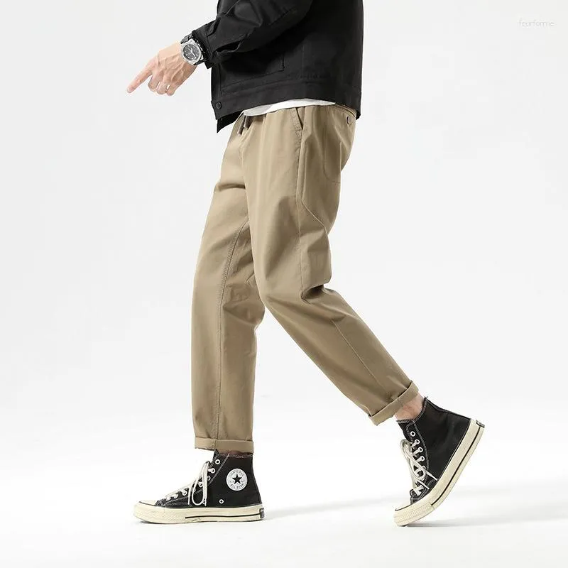 Mens pants deals tapered at ankle
