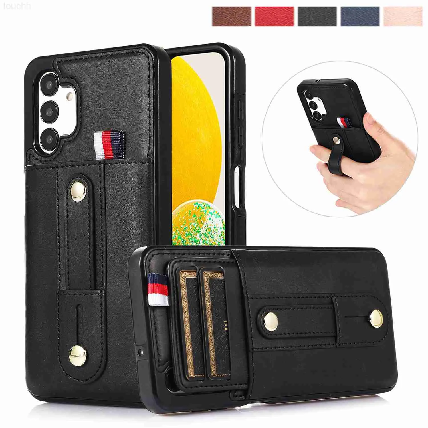 Handyhüllen Leder Brieftasche Kartensteckplatz Hülle für Samsung Galaxy S21 S22 Plus S20 FE Note 10 20 Ultra A53 A52 A13 A33 A51 A32 A71 5G Standabdeckung L230731