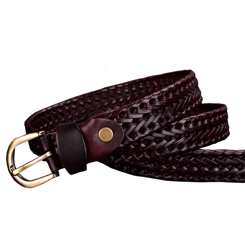 Braided Leather Belt -  Canada