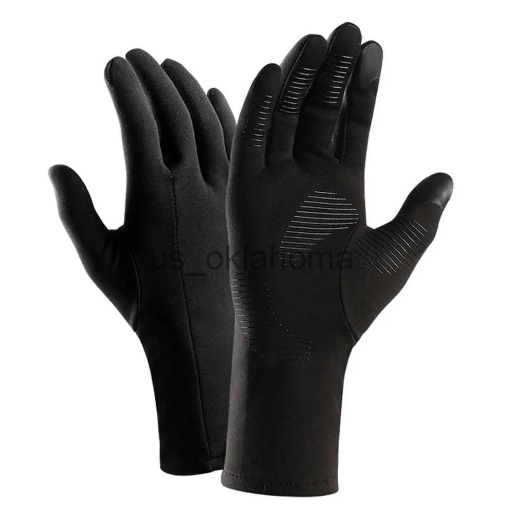 Gants de ski Unisexe Gants de ski Hiver Chaud Coupe-vent Imperméable Antidérapant Polaire Écran Tactile Thermique Vélo Ski Gants De Course J230802