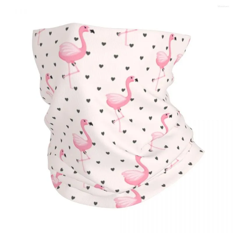 Foulards Flamingo Oiseau Animal Rose Bandana Cache-Cou Imprimé Cagoules Wrap Écharpe Multifonctionnel Cyclisme Équitation Pour Hommes Femmes Adulte