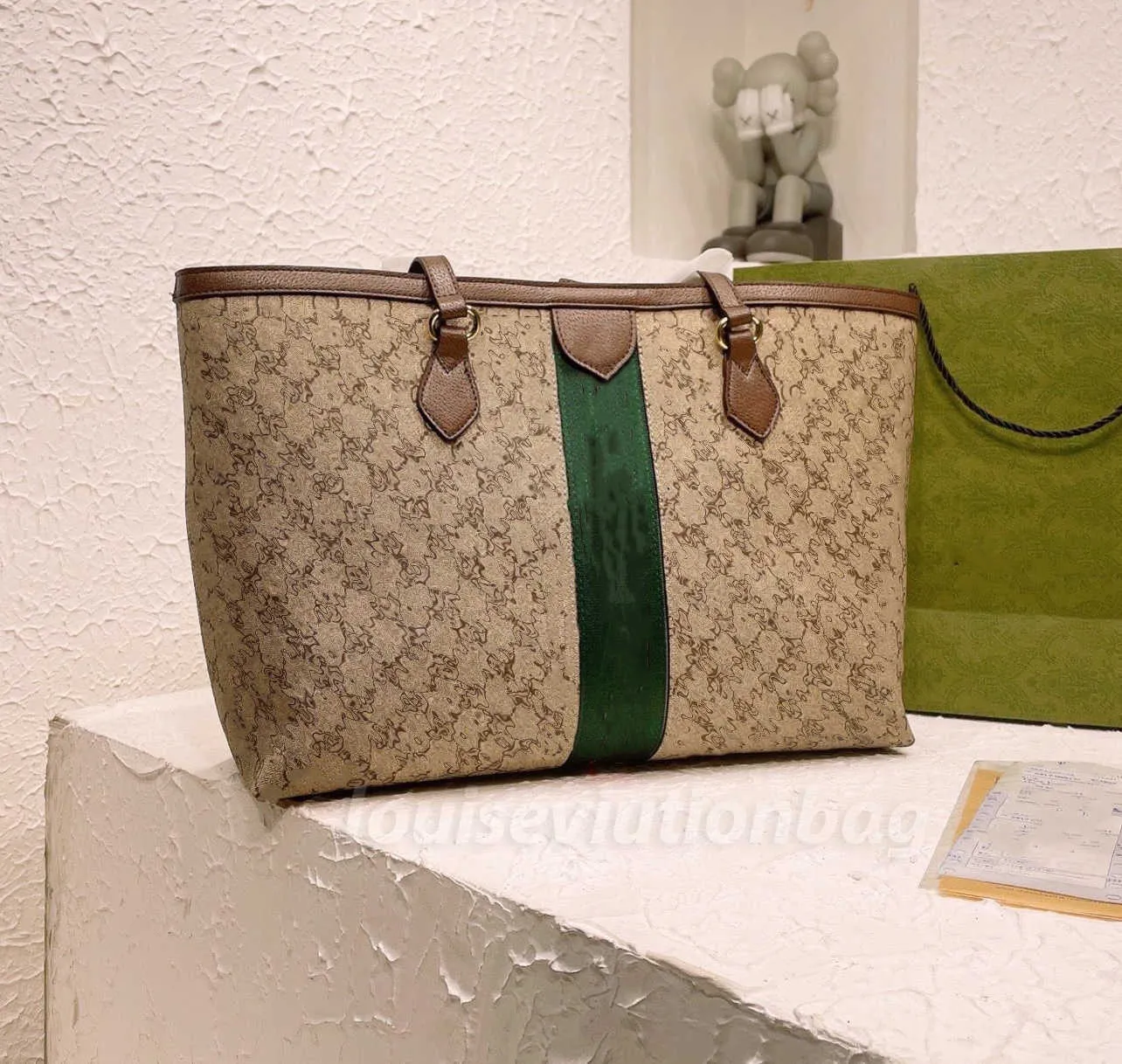 Luxury Tote Bag shopping bags Designer ophidia Women totes vintage handbags Fashion purses Composite Handbag Crossbody Bags Classic pattern Leather Retro Satchel