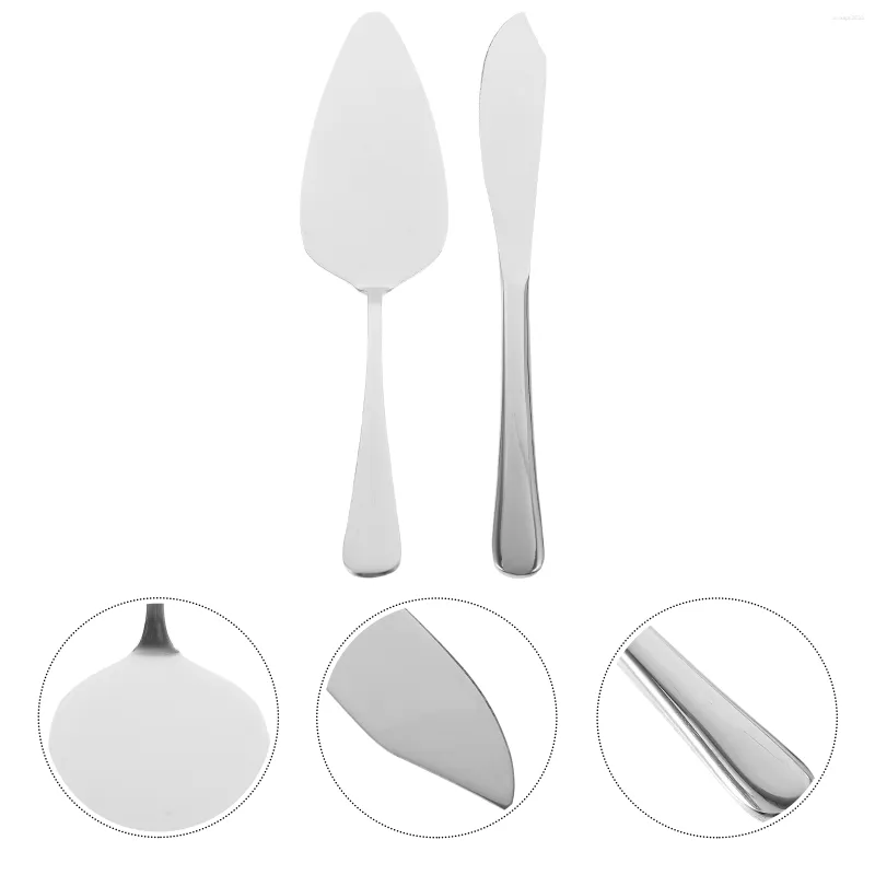 Dinnerware Sets 1 Set Stainless Steel Wedding Cake And Server Supplies