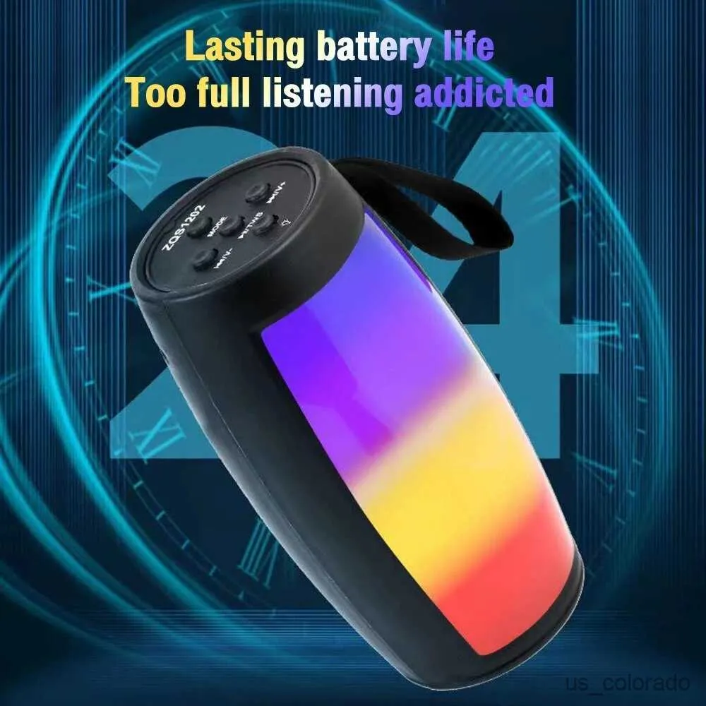 Tragbare Lautsprecher Wireless Bluetooth Lautsprecher Leistungsstarke  Tragbare Soundbox Subwoofer Auto Bass Soundsystem LED Leuchten R230803 Von  19,14 €