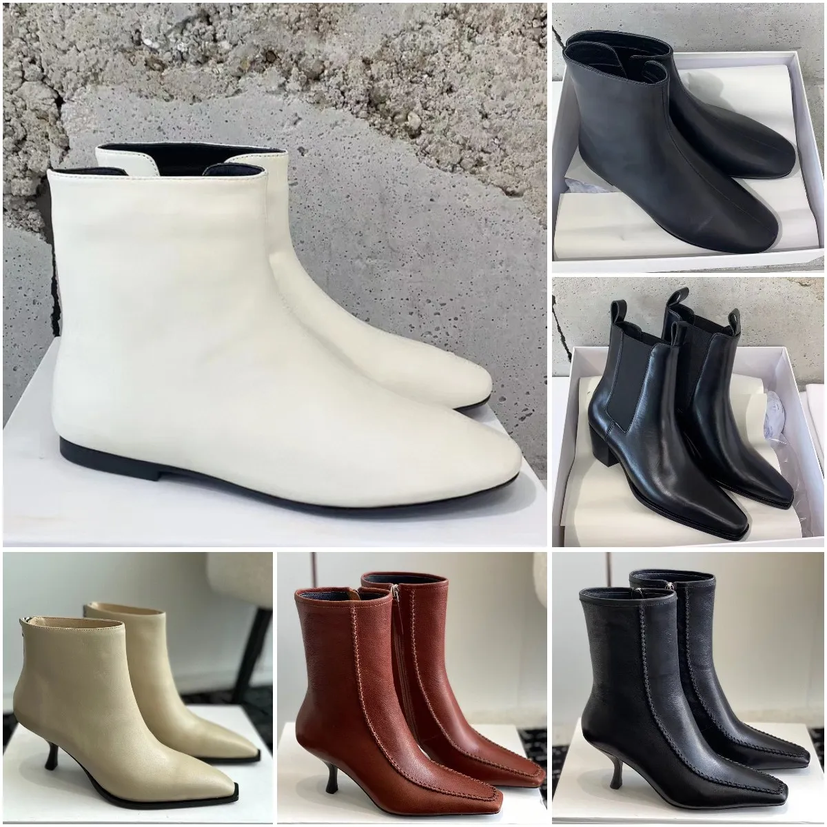 Designer Ankle Boots: Fall/Winter Leather Booties - Stylish, Sexy, High ...
