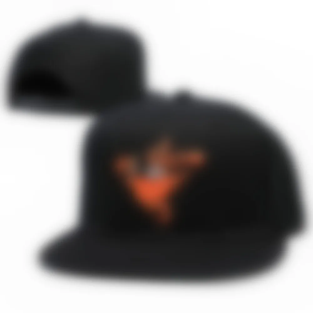 Marque de mode Orioles Casquettes de baseball gorras os Casual Sports de plein air pour hommes femmes Chapeaux ajustés Chapeau réglable H19-8.3