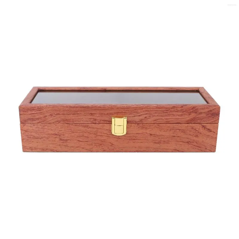 Horlogedozen Case Display Duurzaam Modieus Met Transparante Top Cove Voor Mannen Opbergen Sieraden Vrouwen Box