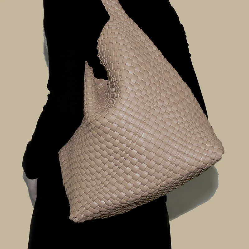 Abottegas 토트 백 vneta jodie mini teen intrecciato 디자이너 디자인 어깨 가방 손 짠 가방 여성 대용량 겨드랑이 가방 부드러운 가죽 격자 만 공생 가방
