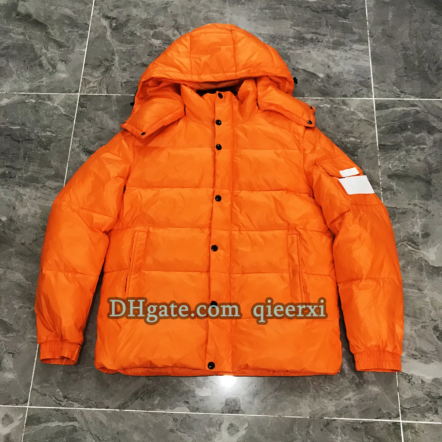 Mens Multicolor Puffer Down Jacket 70th Anniversary Commemorative