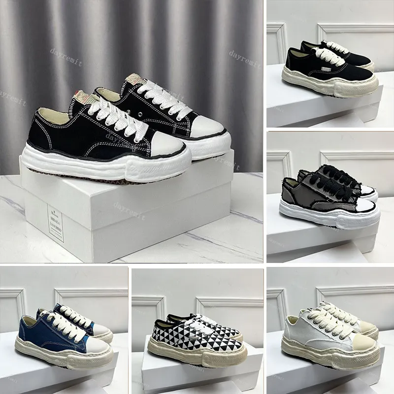 Casual MMY Toile Chaussures Designer Maison Mihara Yasuhiro Sports Baskets de course Yu Wenle Semelle épaisse Lovers' Daddy Board Plateforme Baskets d'extérieur Dissolvant 2024