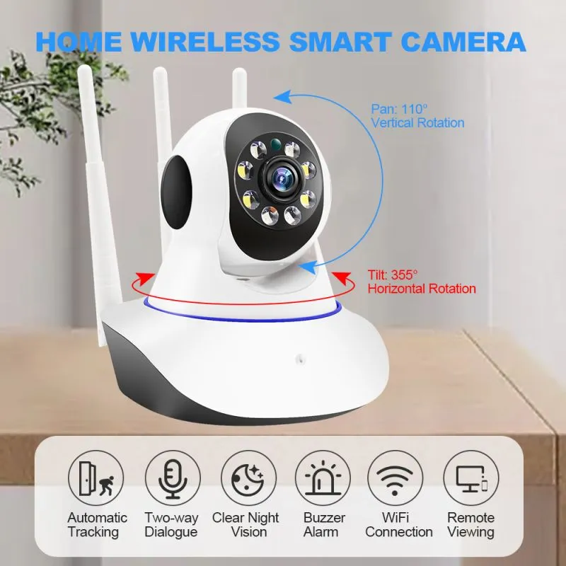 5G WIFI Wireless CCTV IP Camera HD 3MP 5MP كاميرا PTZ PTZ Security Protector Camera Smart Auto Tracking Monitor Baby Monitor